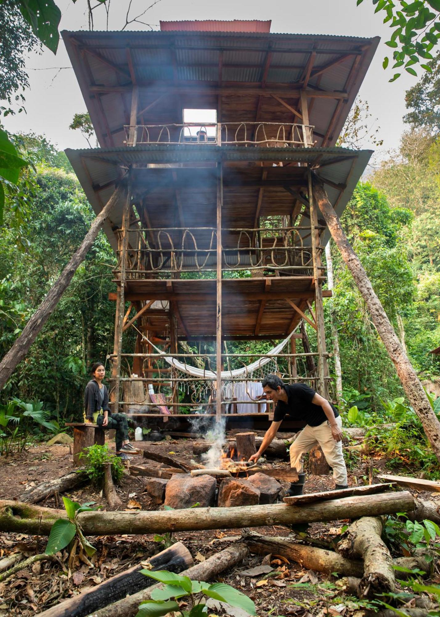 Bosque Guardian Lodge Tarapoto Bagian luar foto