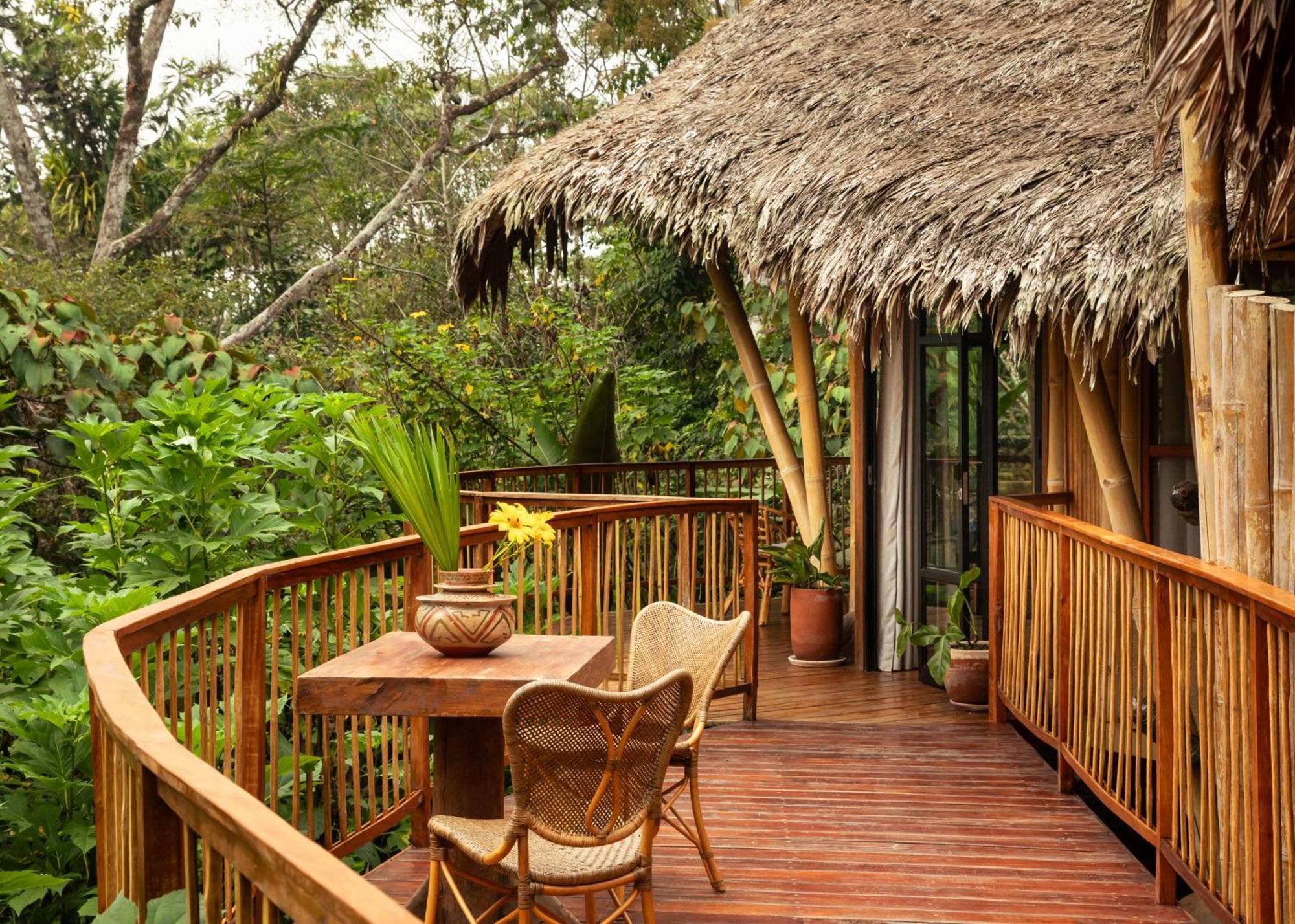 Bosque Guardian Lodge Tarapoto Bagian luar foto